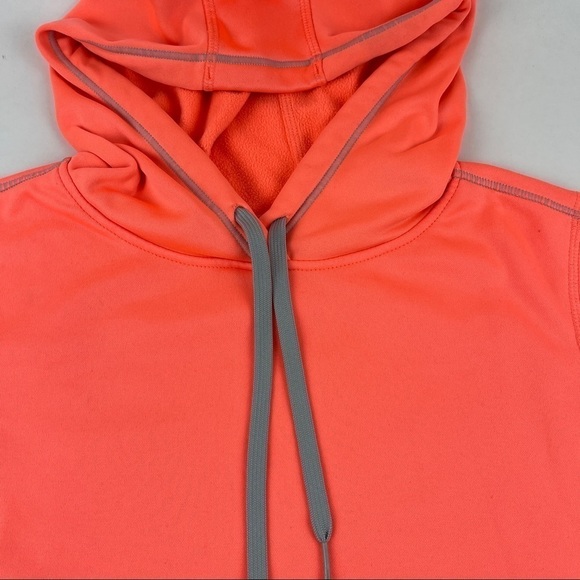 Danskin Now Hoodie Girls Medium 8-10 Peach Long Sleeve Pocket - Picture 4 of 8